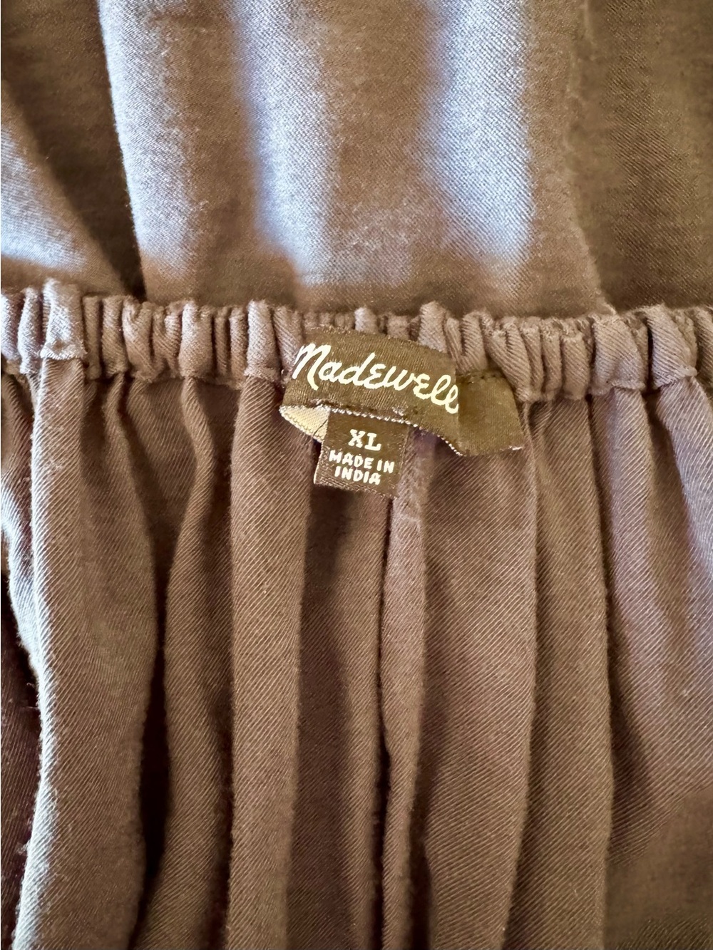 Madewell Lucie navy blue milkmaid maxi dress XL - Picture 10 of 13